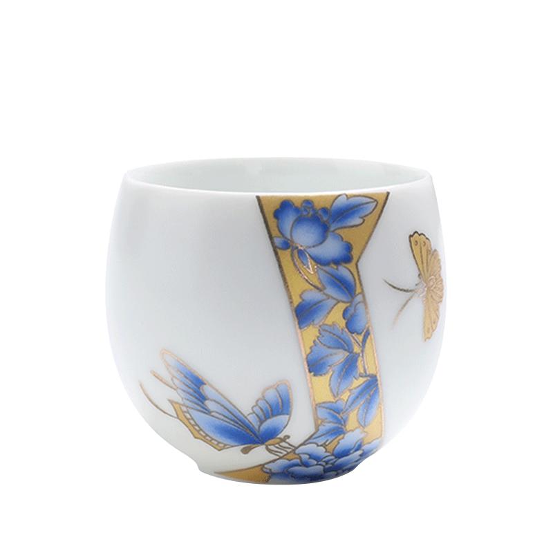 Ceramic Single Cup Coffeeware Teaware Kung Fu Tea Accessories Cups Kitchen Dining Bar Home Garden