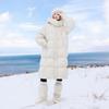 Women's Long 90% White Duck Down Puffer Jacket