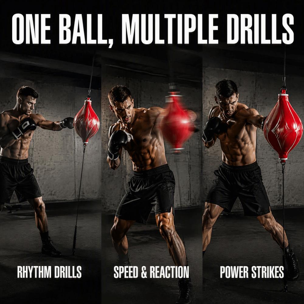 PU Material Double End Boxing Bag Double End Design Speed Punching Ball Home Gym