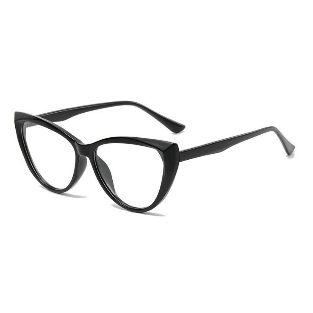 Fashion Cat Eye Pochromic Anti Radiation Metal Glasses for Women Men Replaceable Lens Eyeglasses