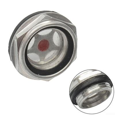 Oil Face Mirror Fittings Gauge Sight Glass Male Thread