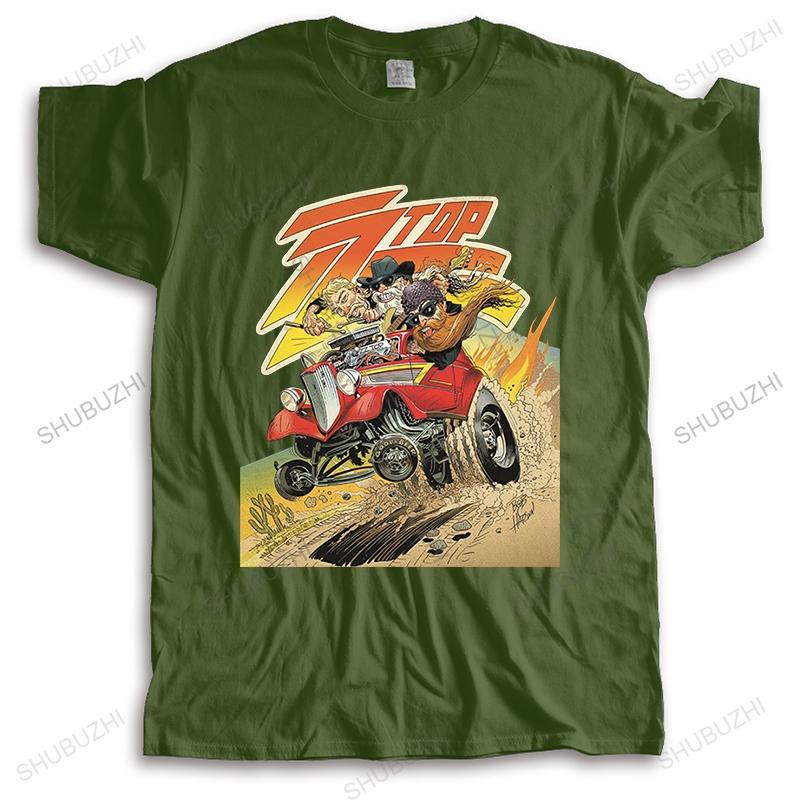 

Мужская летняя футболка с круглым вырезом, модные хлопковые футболки, новые футболки бренда Zz Top Eliminator La Futura, мужские топы XXXL