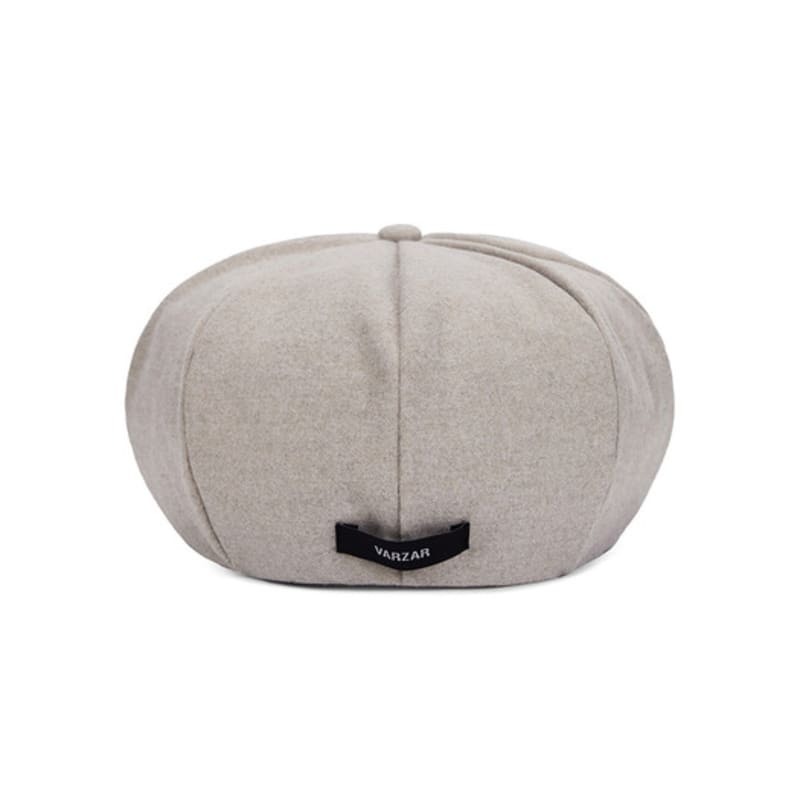 VARZAR Logo Easy Fit Newsboy Cap Warm Top