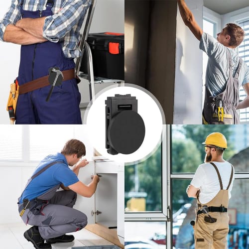 DFsucces Belt Clip, Strong Magnet, Tool Belt Pouch, Waist Bag, Magnetic Adhesive, Anti-Drop Tool Holder, for Screwdrivers, Pliers, Screws, Hammers, an