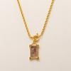 Bohemian Style, Generous Card, Tarot Card Necklace, Women's Sun, Moon, Demon's Eye Necklace, Gold-plated and Color Preserved