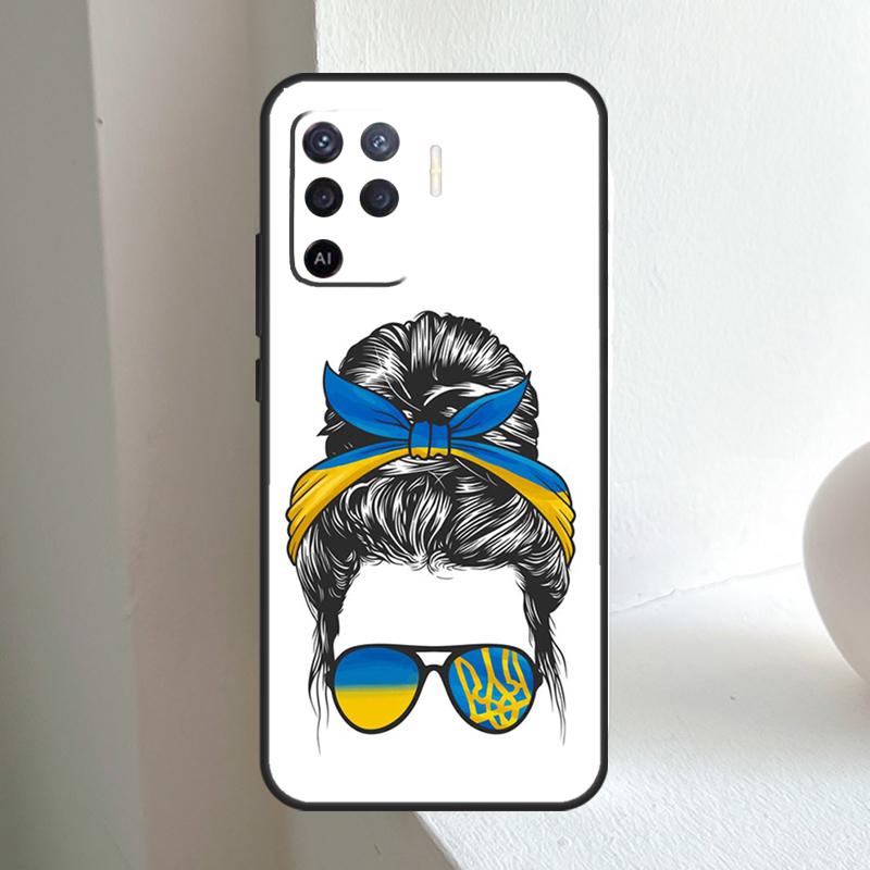Ukrainian Flag For OPPO A96 A76 A16 A5 A6 Pro A15 A17 A57 A18 A38 A58 A78 A98 A54 A74 A94 A40 A60 A80 Case