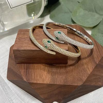 Zirkon Otevírací Lehký Luxusní High-end Náramek k Dodání Hadí Náramek Náramek Duch Had