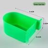 Black Phoenix Tiger Skin Parrot Feeder: Enlarged Food & Water Bowl for Bird Breeding