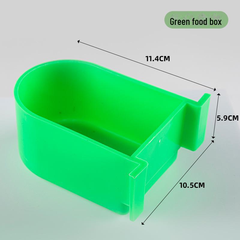 Black Phoenix Tiger Skin Parrot Feeder: Enlarged Food & Water Bowl for Bird Breeding