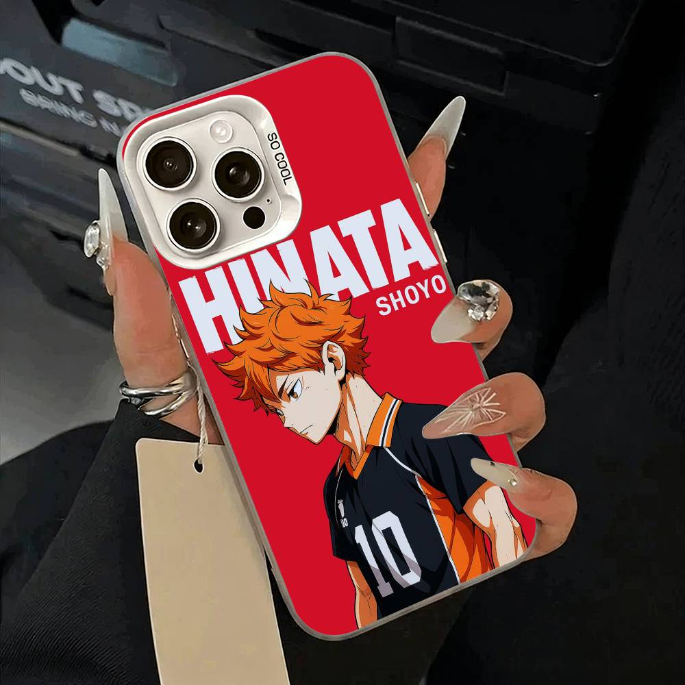 

Аниме Сёнэн-H-Хайкю Чехол для телефона Для iPhone 11 12 13 14 15 16 Pro Max Plus белый Серебристый Чехол для телефона iPhone17Pro