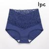 1/3Piece Lot High Waist Lace Women Panties Pure Cotton Crotch Panty Front and Back Leak-proof Underwear