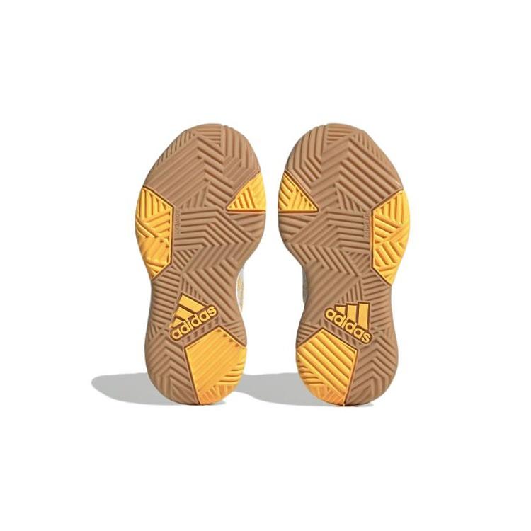 (GS) adidas Own The Game 2.0 J 'Weiß Schwarz Solar Gold' Kinder H06418