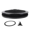 RASTP- Universal Air Cleaner Filter 14" Wide 2" Tall With Super Flow Thru Lid Washable Round 5-1/8-inch Neck Flange OFI178
