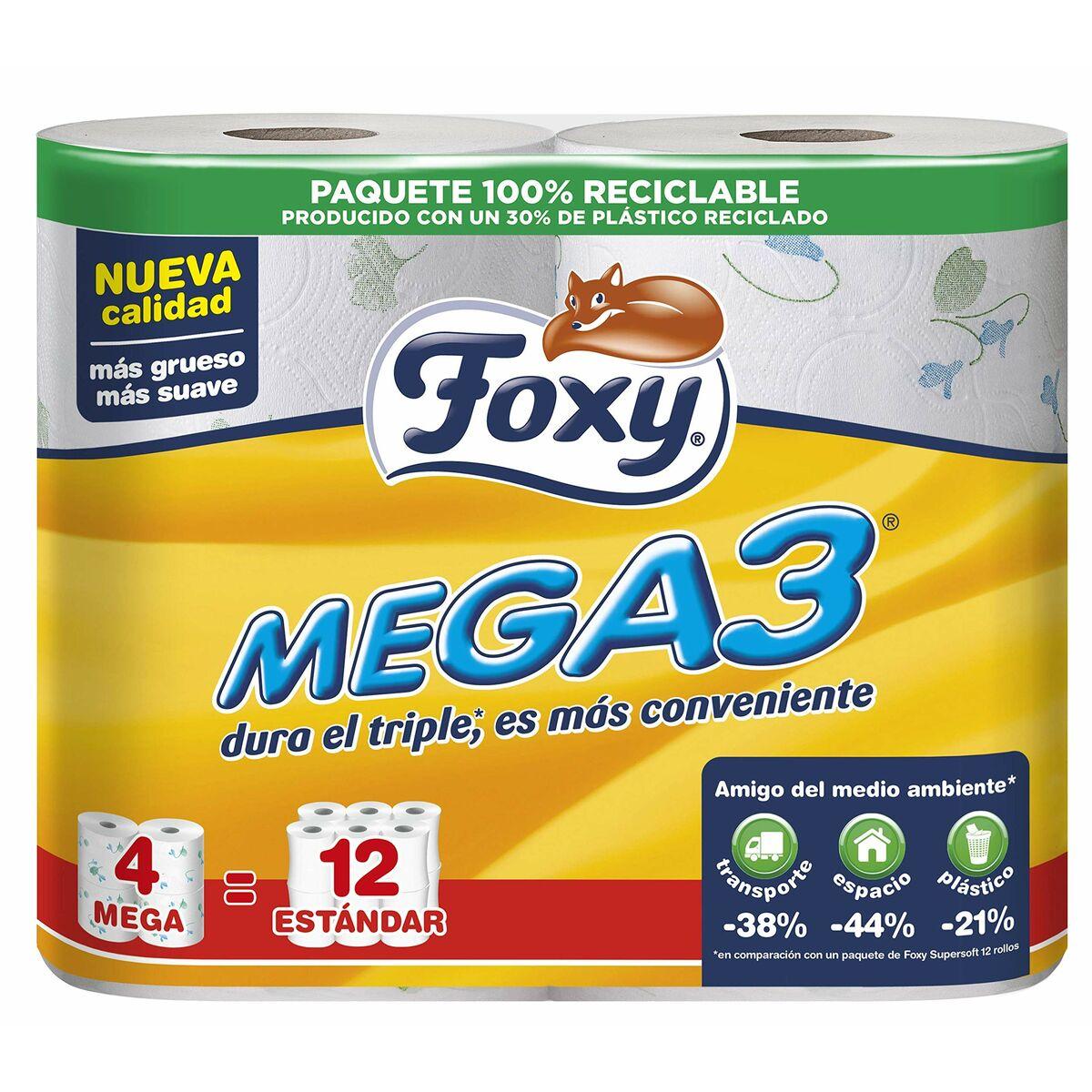 

Туалетная бумага Foxy Mega3 TU прозрачный