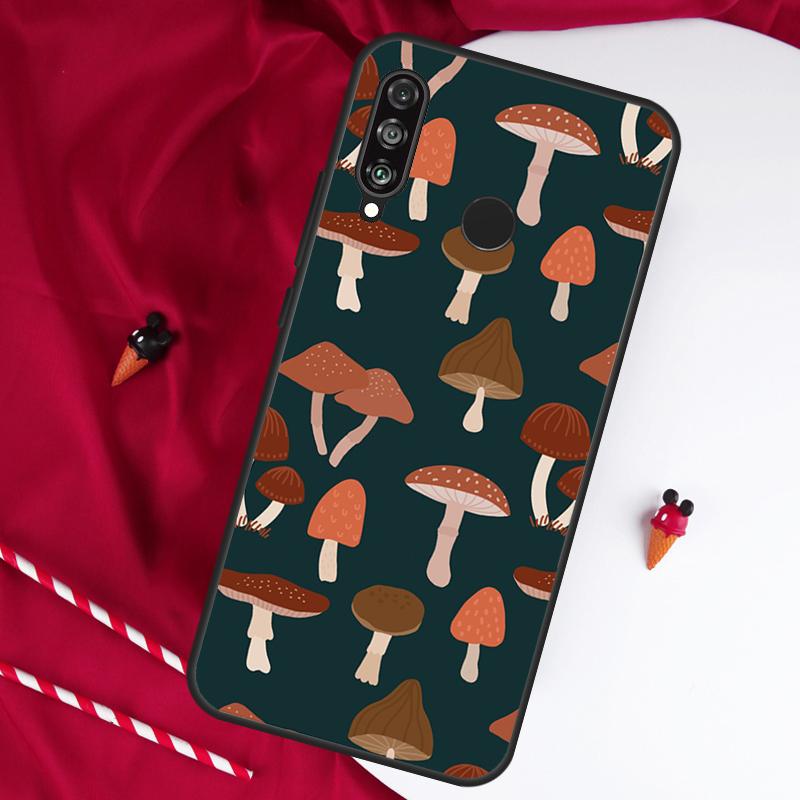 Mushroom For Huawei Nova 11 Pro 9 10 SE Y60 Y70 Y90 Y61 Y91 Y73 Y72 12i 11i 8i P20 P30 P40 Lite Case