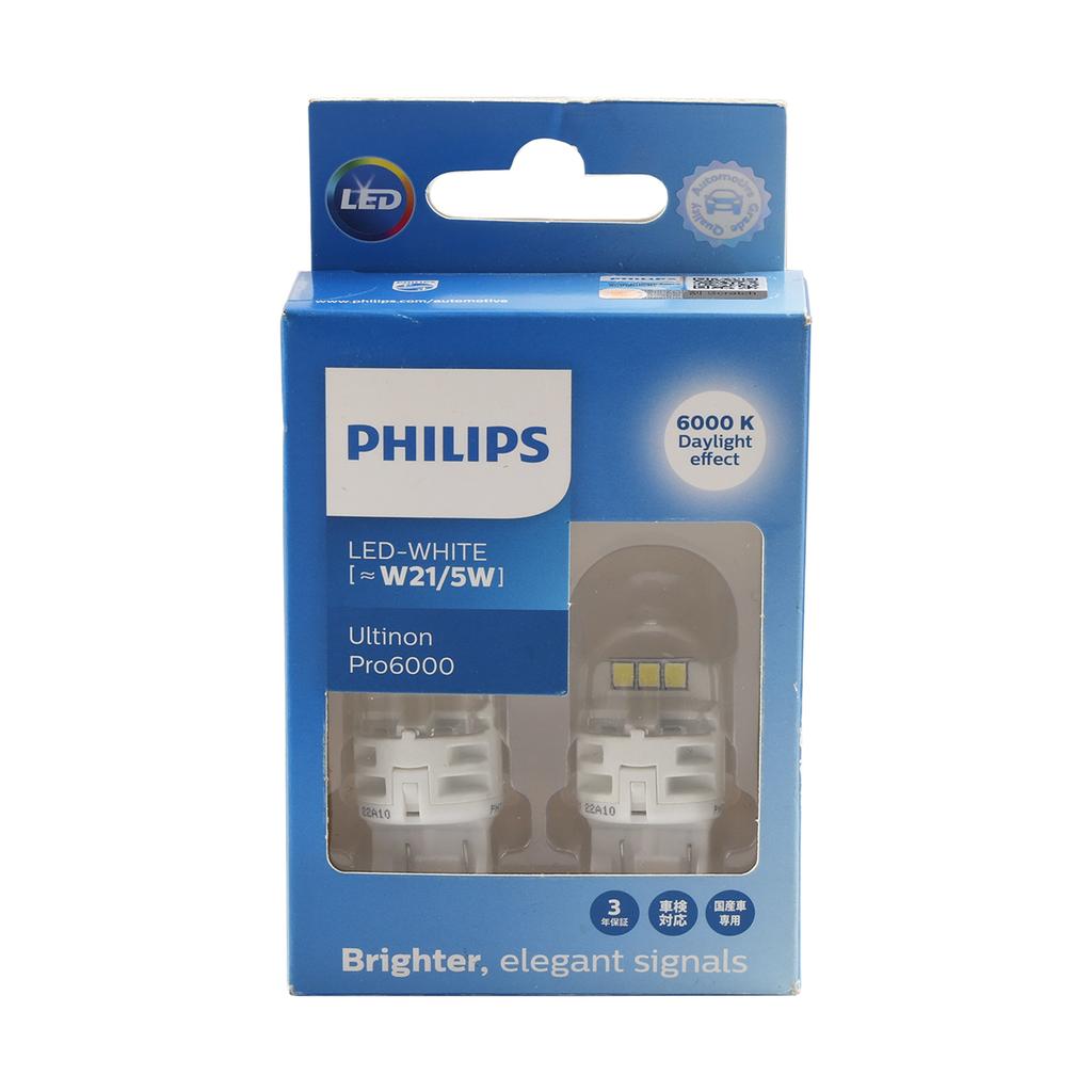 Car Light LED-White Ultinon Pro6000 W21/5W 11066CU60 For Philip