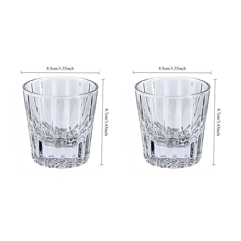 

200ml Nine Colors Starlight Glass Crystal Glass Foreign Wine Glass Reception Glass Restaurant Water Glass Whisky Glass Cup 2pcs 200ml