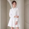 Olivier S cloSet Women S baSic Kang Kang Shirt Collar Mini dreSS O2608op047c
