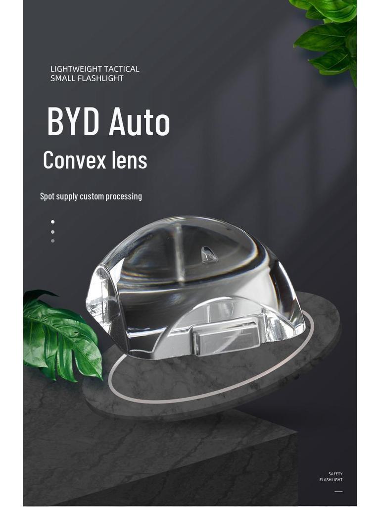 Car Light Lenses for BYD: Convex LED Bi-Beam Headlight Covers