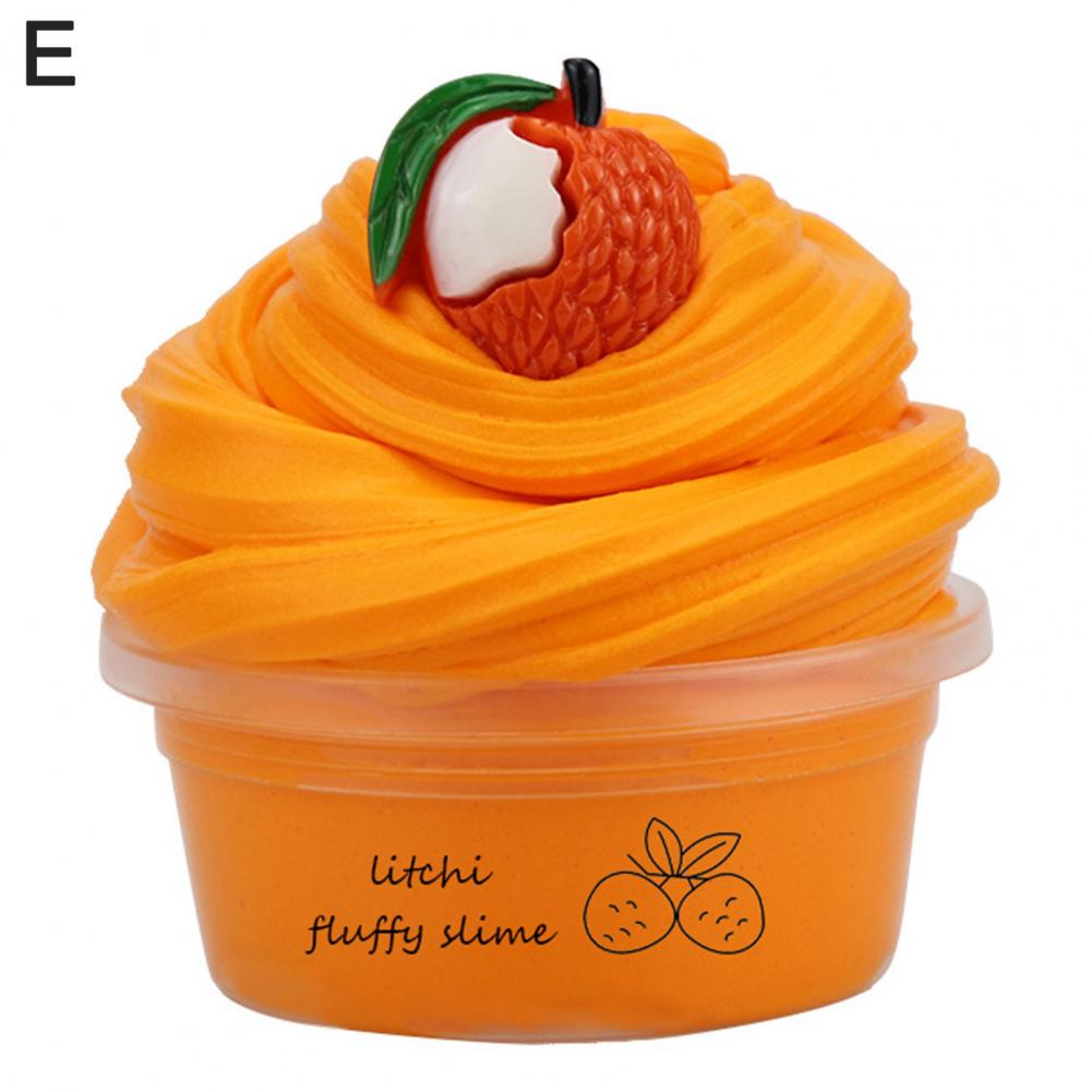 60ml Butter Non-sticky with Charm Super Soft Stress Relief Fruit Cherry Toys  Playsets