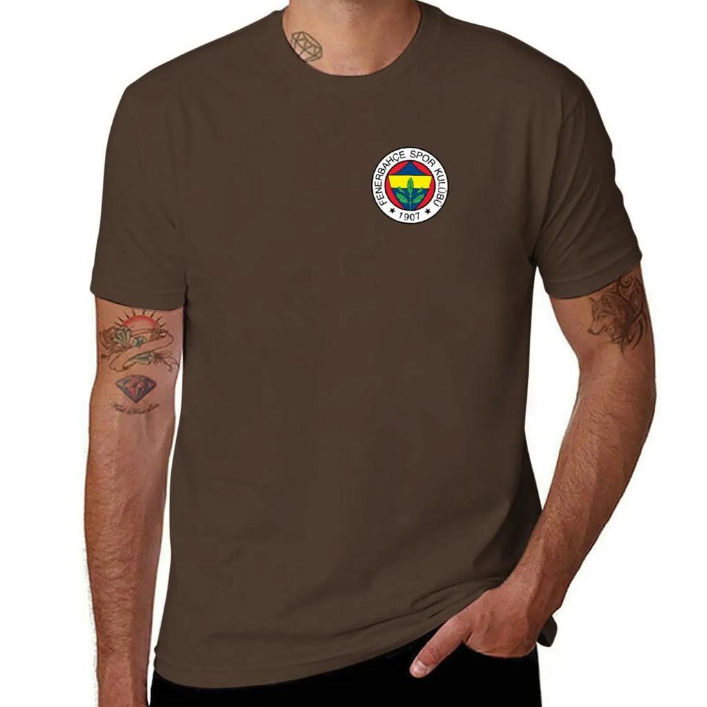 Fenerbahce T-Shirt Plus Sizes Vintage Graphic Tee Street Wear Vintage Anime Shirt Mens T Shirt