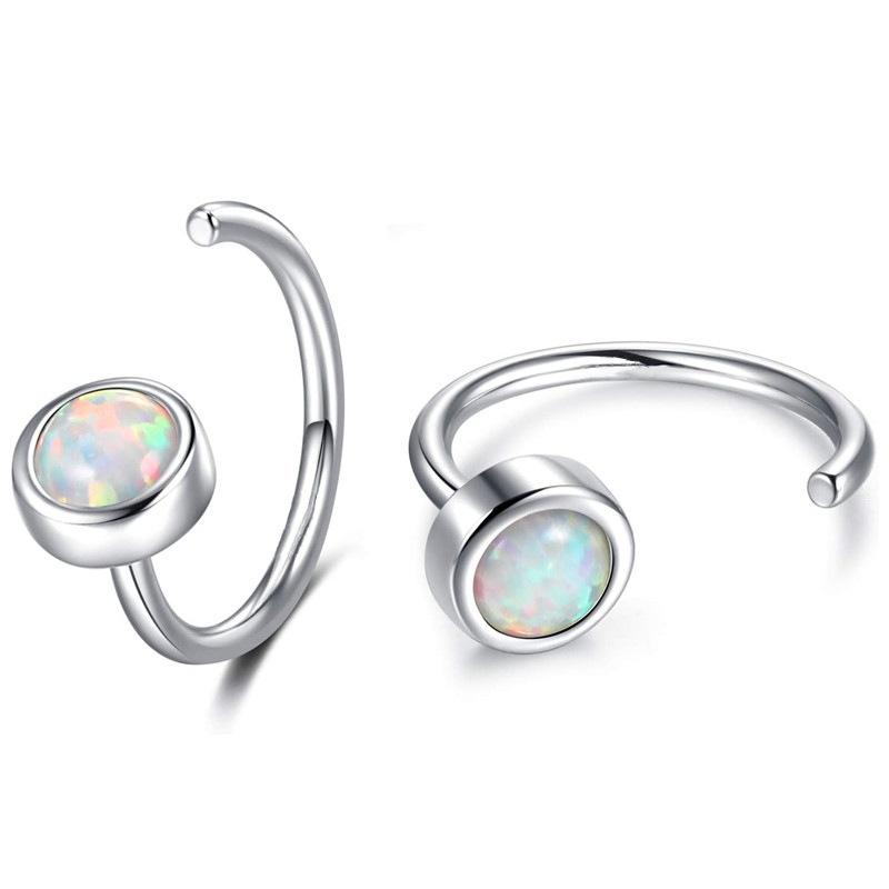 2026 New Integrated Minimalist Auspicious Earrings with High-end Personalized Design and Minimalist Zircon Accessories