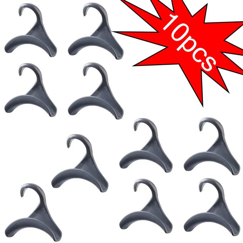 2/4/6pcs Widen Multipurpose Hangers Connection Hook Space Saving Hat Silk Scarf Shawls Handbag Hanging Rack Wardrobe Organizer