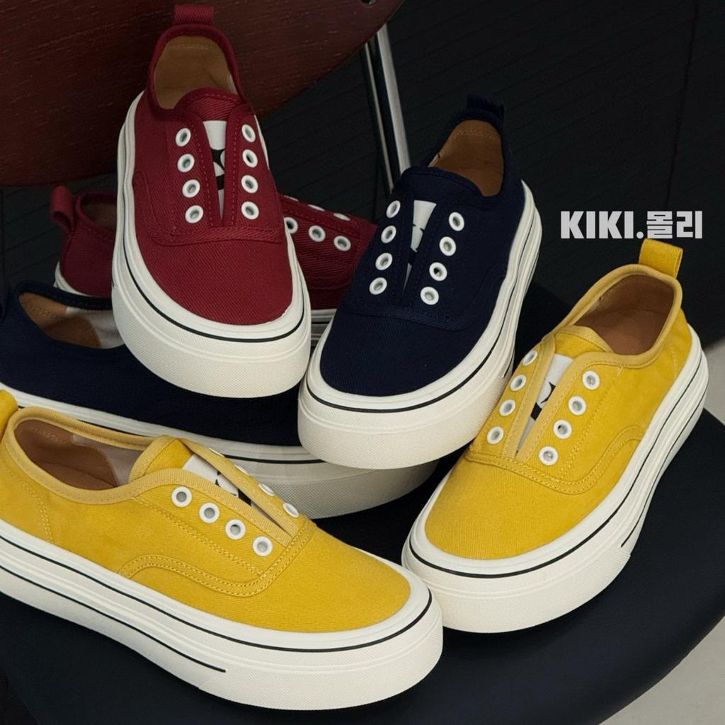 Platform European Version Canvas Shoes Women's Shoes 2025 New Versatile Casual Shoes Comfortable One-pedal Lazy Soft Baseplate Shoes Women