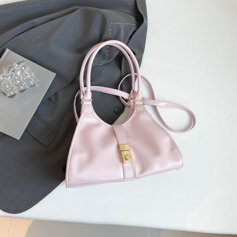 2025 summer new fashion simple retro handbag underarm bag high value niche trend commuter bag women