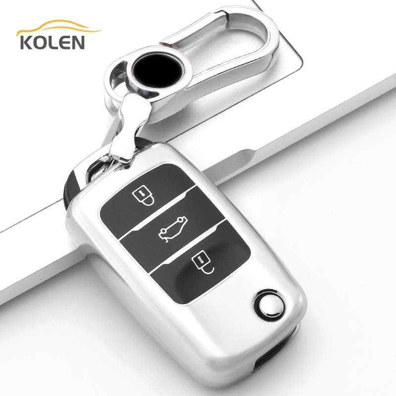 Soft Tpu Car Remote Key Case Cover Protective Shell Fob For Changan Cs15 Cs35 Cs75 Ev E-Star Eado Raeton V3 V5 V7 Accessories