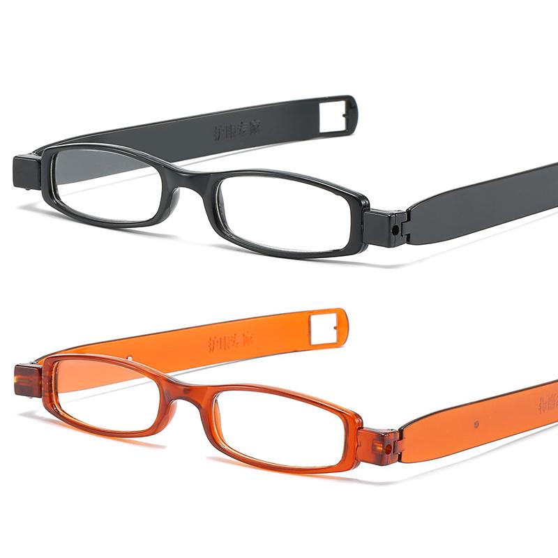 

2 шт. Мужские Женские Складные Ультралегкие ПК Очки для Чтения Вращение на 360 градусов Модные Очки Офисные Компьютерные Очки для Пресбиопии 4