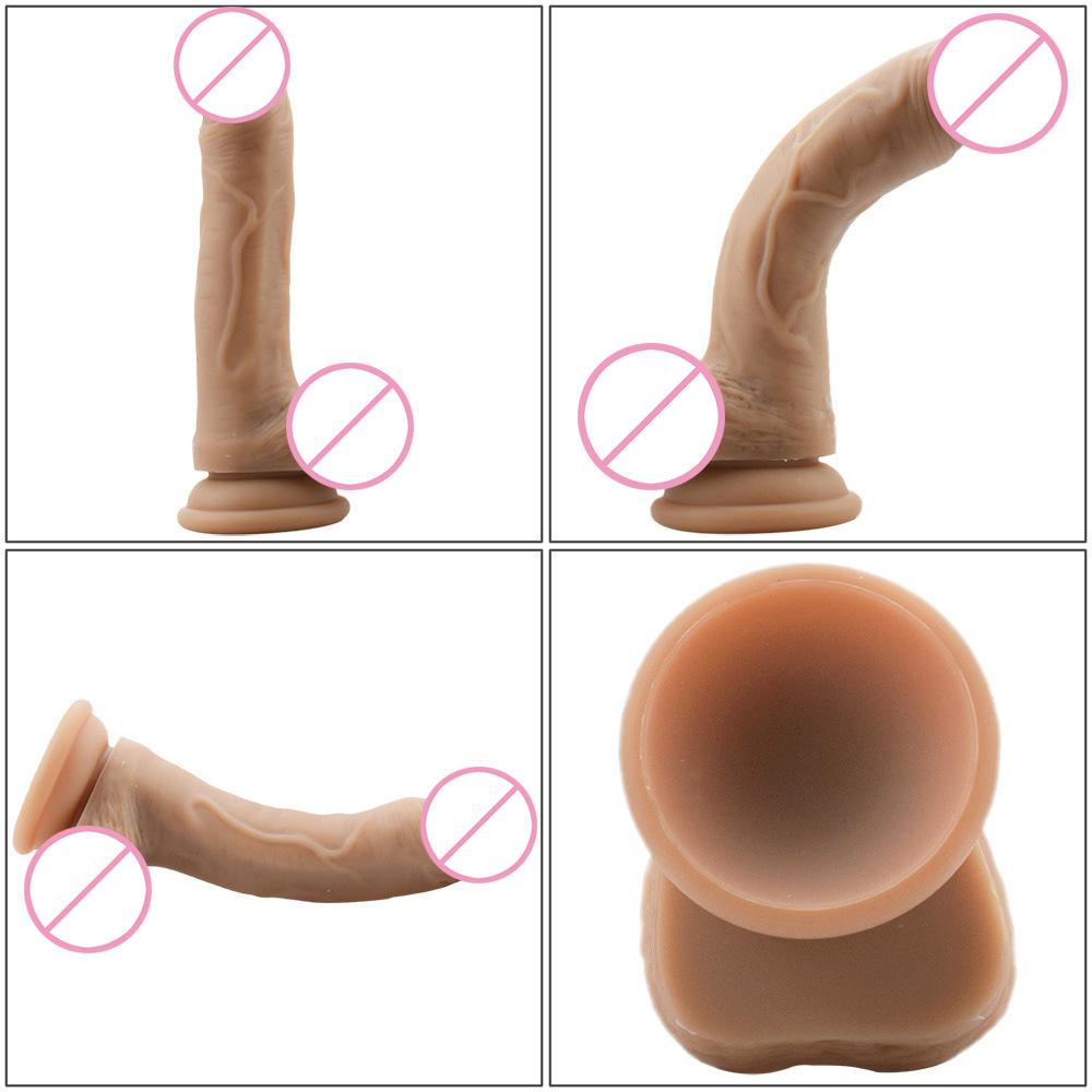 18cm Wearable Dildo Lesbian Adult Sex Toys Femdom Fourth Love Props Strap On Penis Anal Plug Realistic Dick