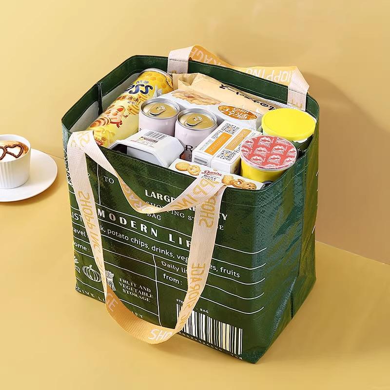 2025 Portable Large Capacity Women's Fashion Shopping Tote Bag for Supermarkets & Vegetables