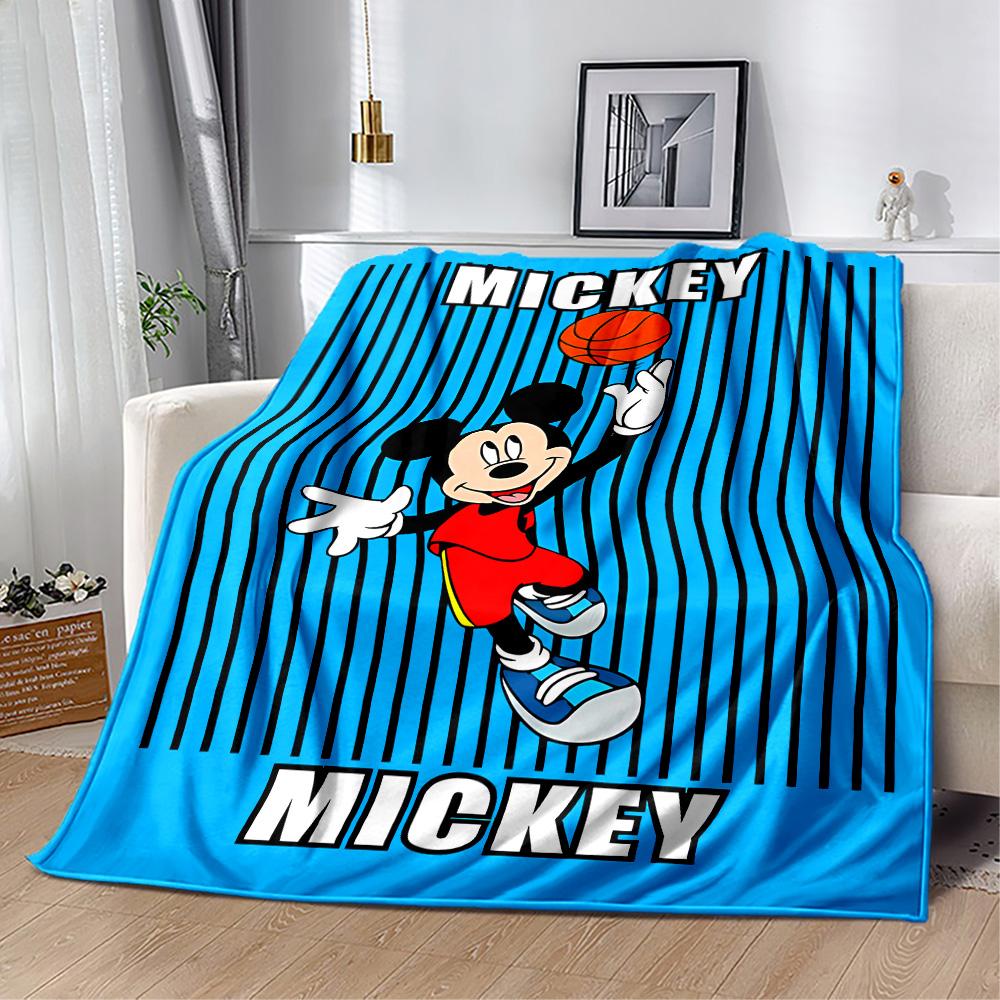 Mickey Mouse Adventure Blanket Soft & Cozy Perfect for Office Chair Bed Office Four Seasons Multipurpose Playful Design Gifts For Family Or Friends