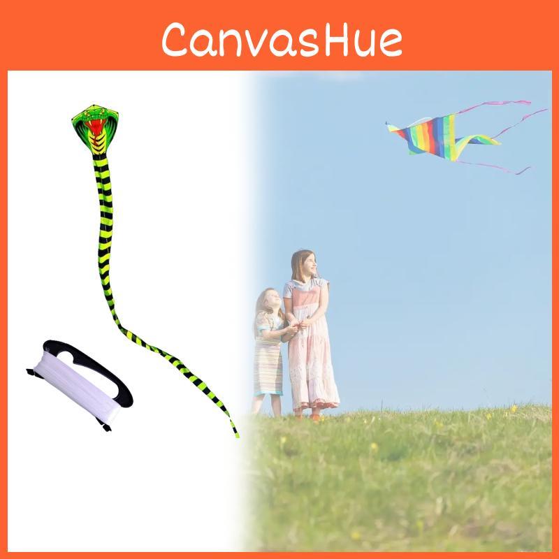 Leichter Polyester Schlangen Dreieck Drachen Glasfaserstruktur Festival Reise