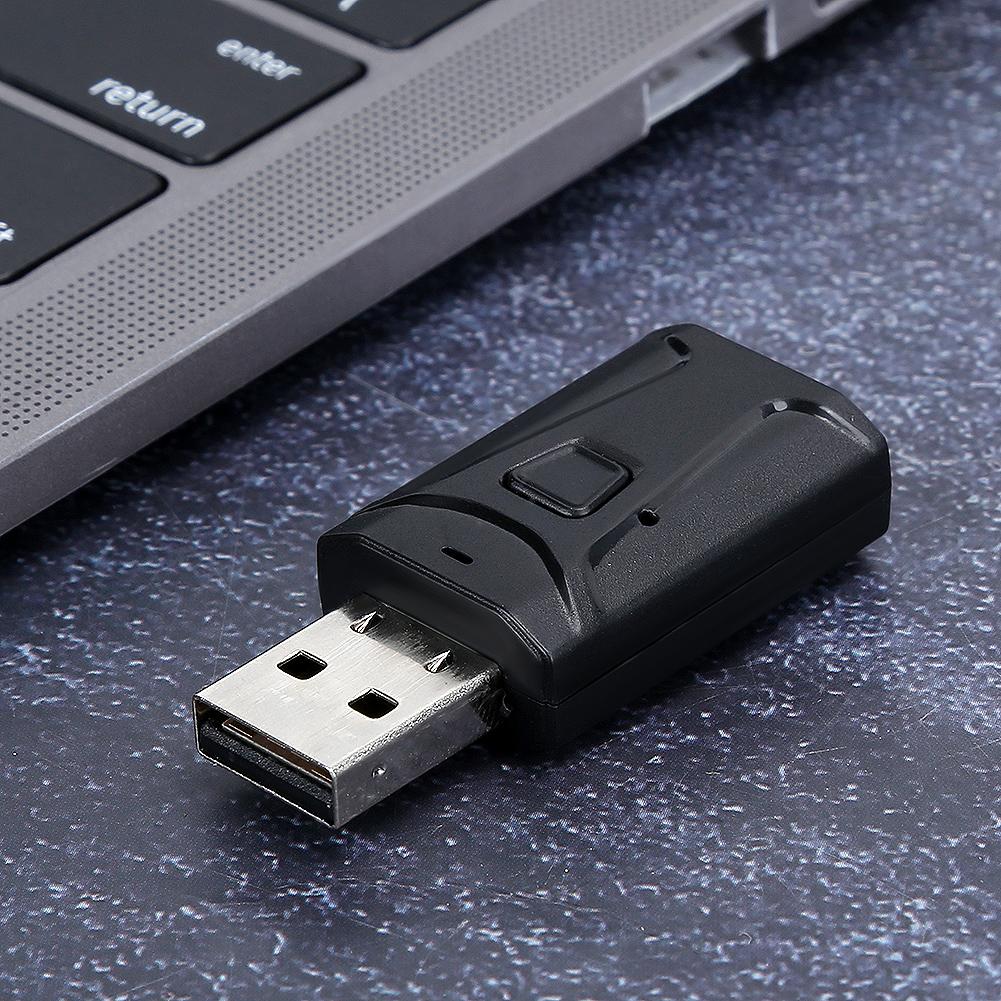 For Bluetooth Adapter 2‑in‑1 5.0 Transmitter and Receiver Audio for TV Car Home Stereo