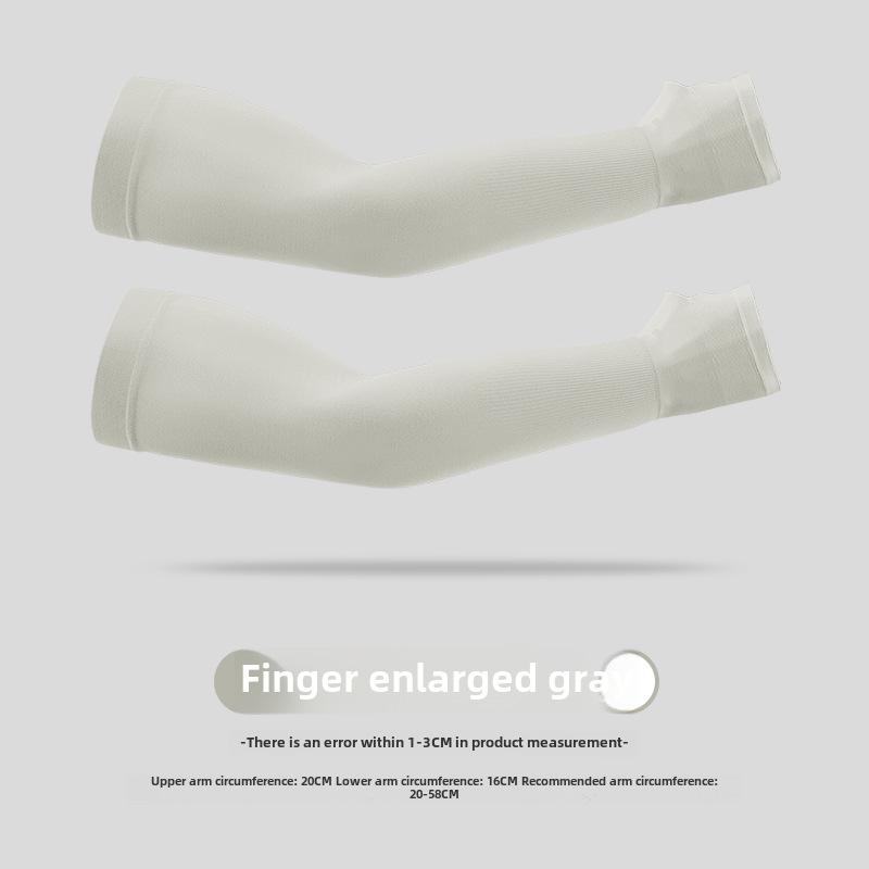 Ice Silk Sun Protection Sleeves for Men and Women: Breathable, Comfortable Summer Arm Shades for Cycling and Outdoor Sports - HB04.