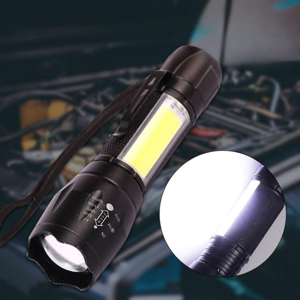 Strong tactical flashlight military zoom rechargeable ip67 searchlight father's day