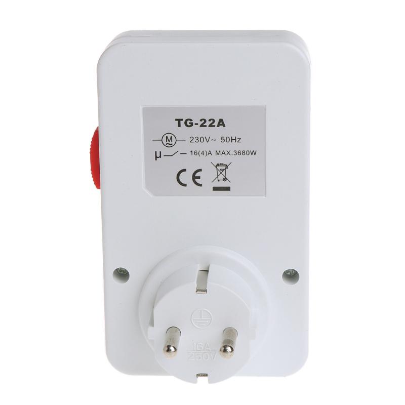 Buy 24H Mechanical Electrical EU Plug Program Timer Power Switch Socket