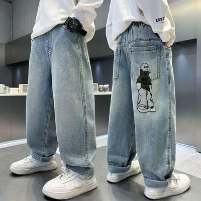 Children's Spring & Autumn Denim Pants for Boys - Stylish and Comfortable