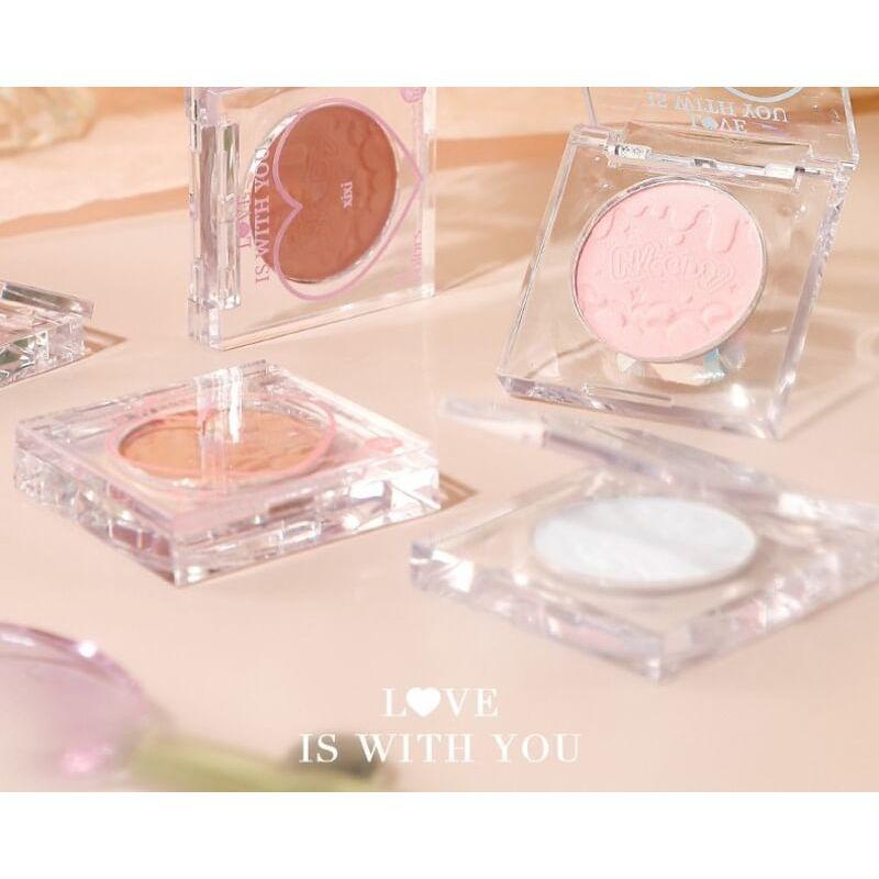 Xixi - Peach Heart Monochrome Cheek Blusher - 4-6