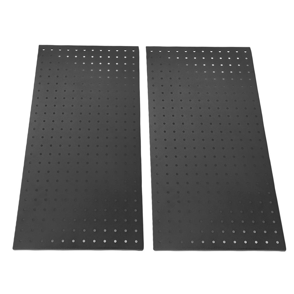 2 Stück Metall Lochwand Wandpaneele 24 x 12 Zoll Stahl Modulare Lochplatte Werkzeugorganisator für Garage Werkbank Werkstatt
