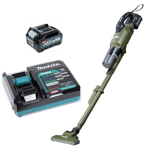 

Makita Rechargeable Cleaner 40Vmax2.5Ah with Battery and Charger CL003GRDO Olive