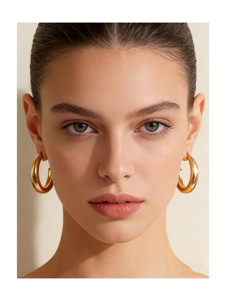 12/48pcs Bohemian Gold Color Metal Earrings Set For Women Fashion Pearl C-Shape Stud Earrings Daily Party Jewelry Festivals Gift