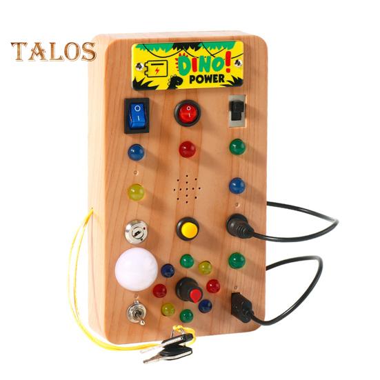 

Светодиодный выключатель света, игровая доска, выключатель света для малышей, пульт управления, игрушка, портативная, для путешествий, для развития мелкой моторики, для детей, для обучения, для занятий, для игр L