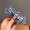 Women Flower Camellia Hairpins Barrettes Spring Hair Clip Bands Wedding Girls Ponytail Hair Accessories Hairstyling Hairgrip