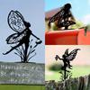 Metal Fairy Mailbox Topper Custom Garden Decorative Pediment Personalized Home