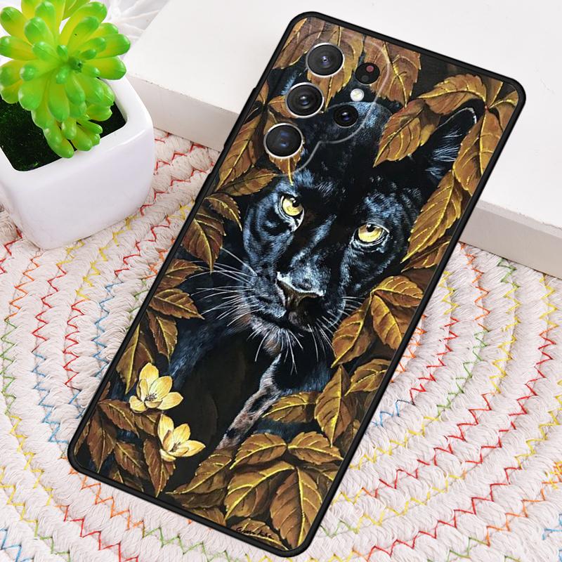 Cheetah Panther Phone Case for Samsung Galaxy note 10 pro S26 Ultra S23 S24 FE S25 S21 S22 PLUS shockproof Cove