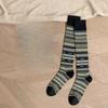Autumn Winter Knitted Women Stockings JK Japanese Cotton Solid Color Girls Long Socks Stockings Ethnic Harajuku Retro Knee Socks
