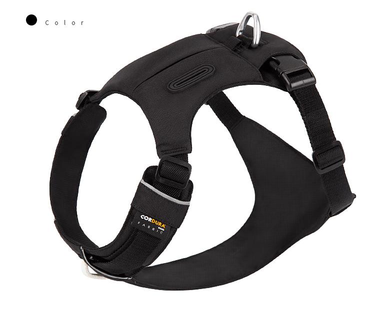 Haustiergeschirr Zugfrei Nylon Reflektierend Hundetaschengeschirr Verstellbar Bequem Kontrolle Training Spaziergang Welpe Hundezubehör